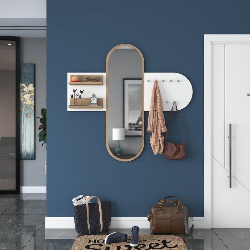 Peilattu seinäripustin