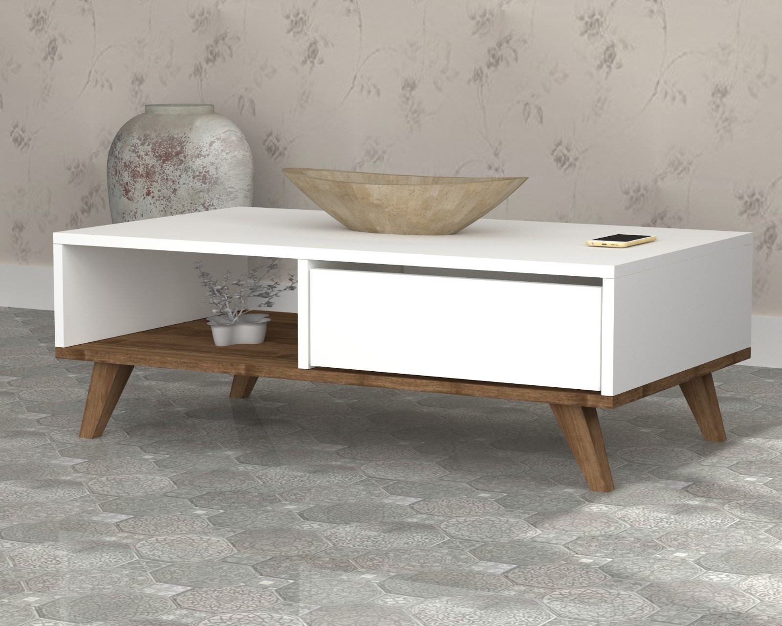 Mira Sohvapöytä 56x120x40 cm ( Uusi)