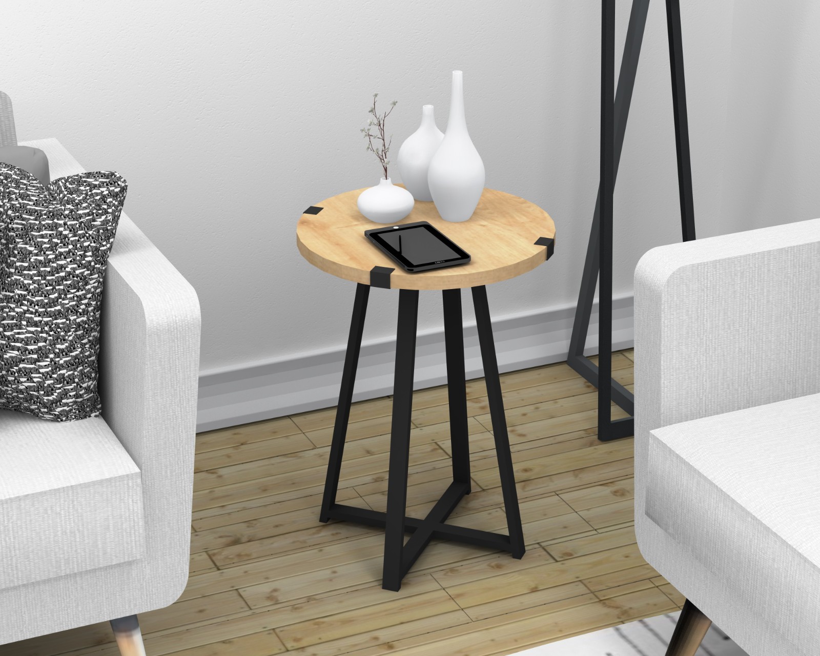 Sohvapöytä Cute Oak 45x44x58 cm ( Uusi)