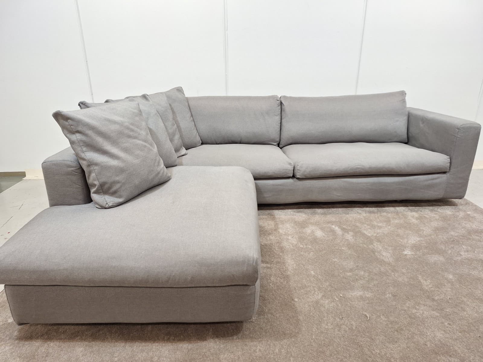 Ht Collection XXL Elle untuva ja irtopäällisillä Kulmasohva