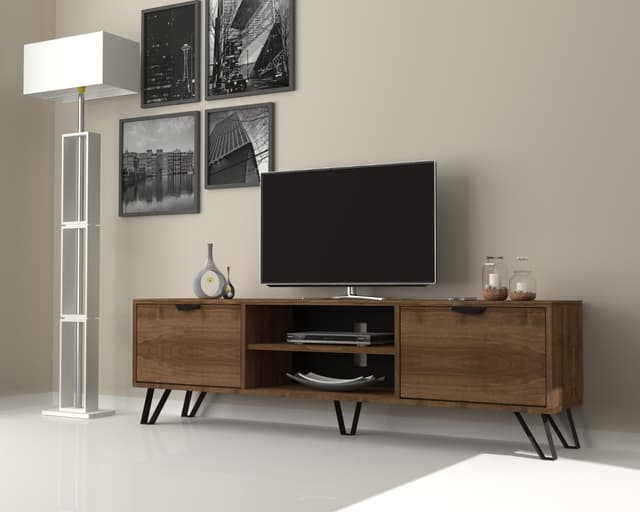 Tv-taso Jasmine 170 cm Walnut (Uusi)