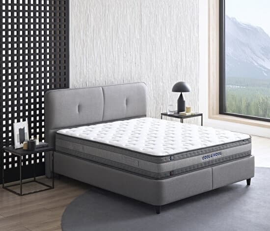 Yataş Cool&Wool Sänky 180 x 200 cm – Sänky, patja ja pääty
